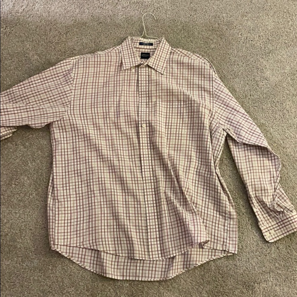 Nice fall tone button down men’s dress shirt